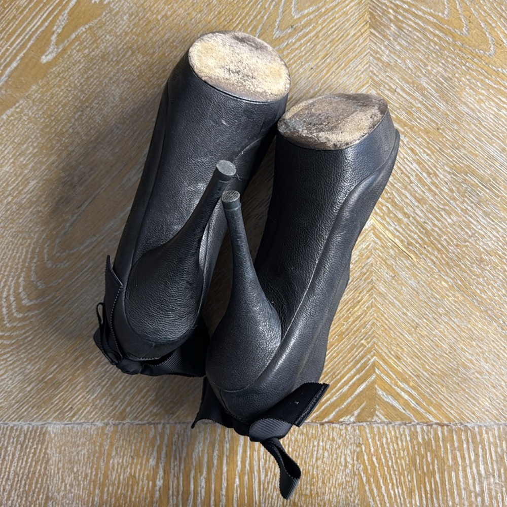 VERA WANG Footwear Black 'Royce' Heel Booties 7.5 - Picture 15 of 16